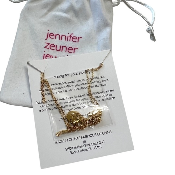 Jennifer Zuener Double Star Necklace - New - Picture 3 of 4